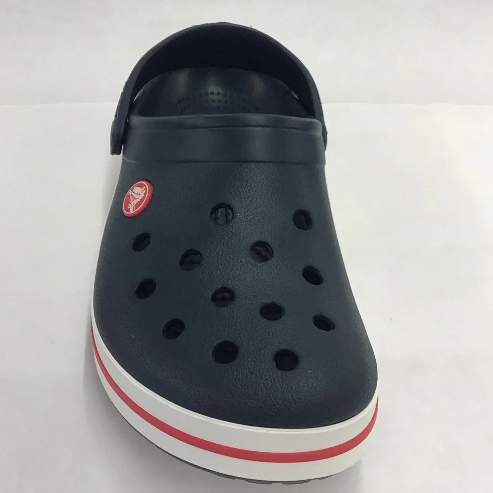 Crocs, Crocband clogs, Navy Blue, Size: 4
